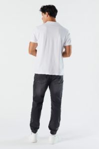 Grey Wash Denim Jogger sold by Charlotte Russe