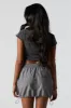 Nylon Mini Cargo Parachute Skirt sold by Charlotte Russe