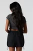 Nylon Mini Cargo Parachute Skirt sold by Charlotte Russe