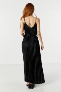 Satin Pleated Belted Maxi Dress sold by Charlotte Russe