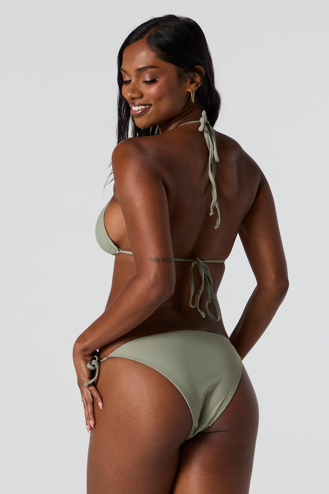 Green Eyelet Bikini Bottom sold by Charlotte Russe product image thumbnail 3