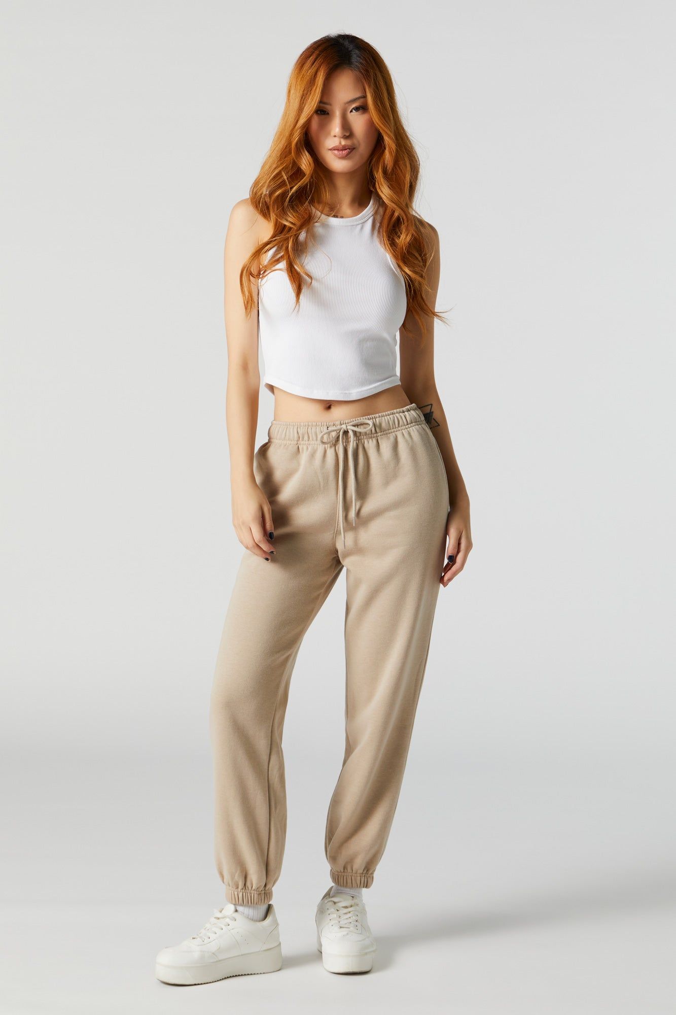 Basic Fleece Jogger sold by Charlotte Russe product image thumbnail 2