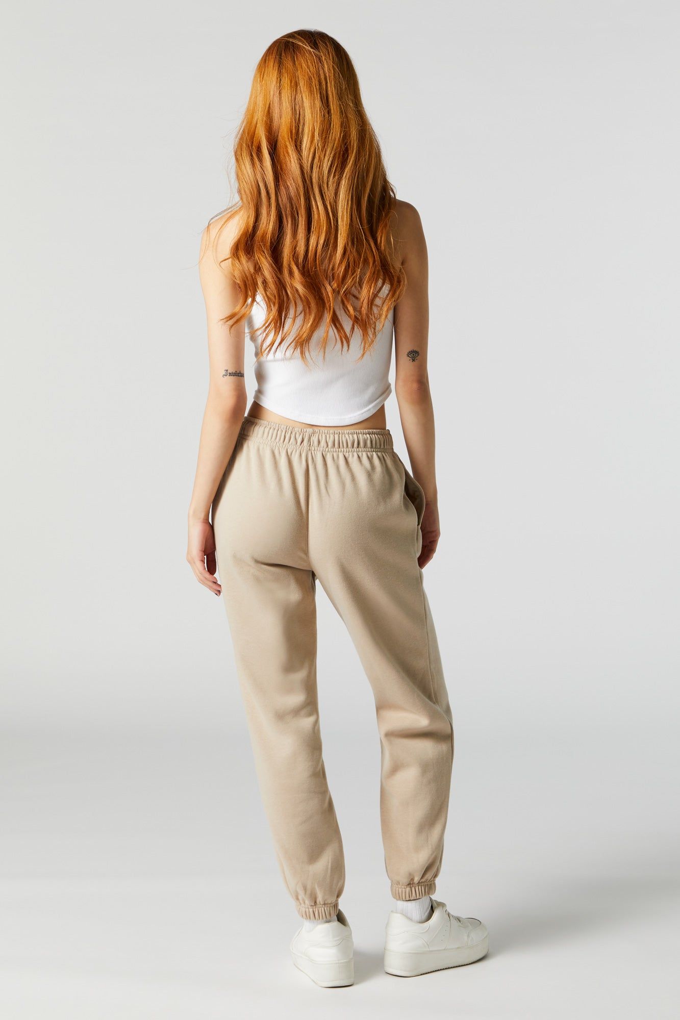 Basic Fleece Jogger sold by Charlotte Russe product image thumbnail 4