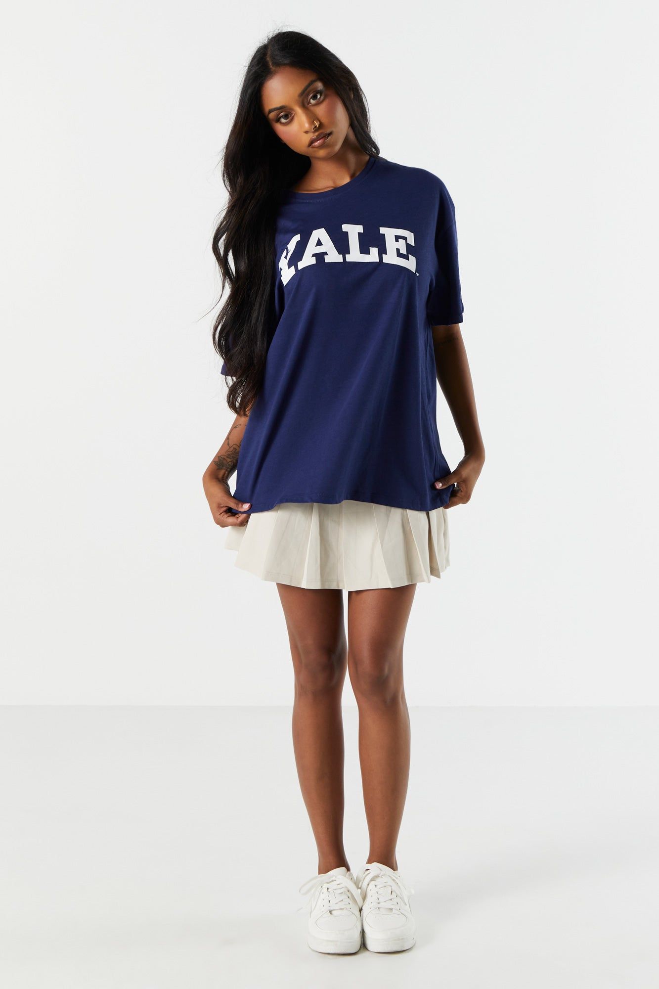 Yale Graphic Boyfriend T-Shirt sold by Charlotte Russe product image thumbnail 3