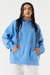 Coloured Fleece Oversized Hoodie sold by Charlotte Russe