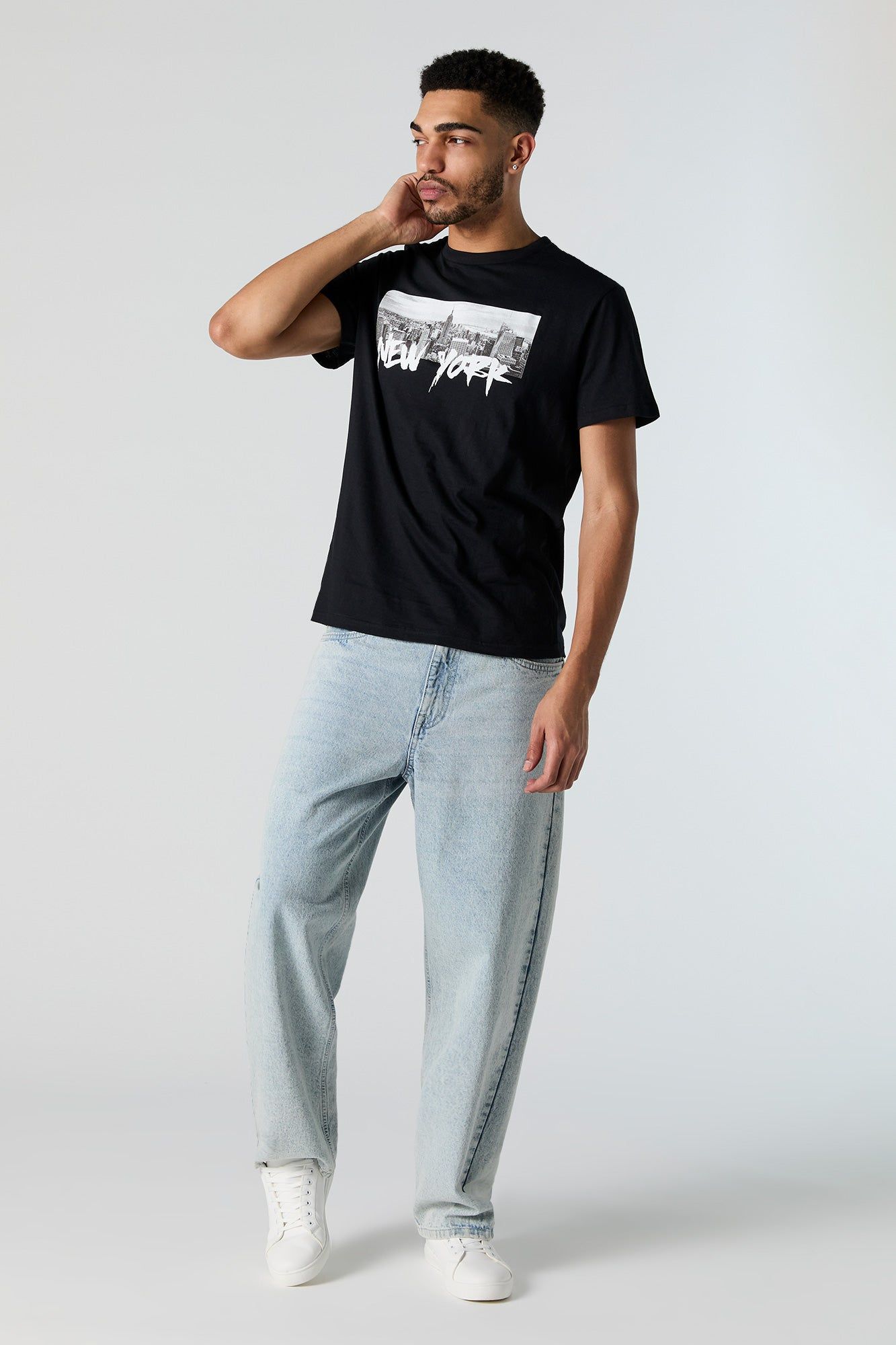 New York Skyline Graphic T-Shirt sold by Charlotte Russe product image thumbnail 3