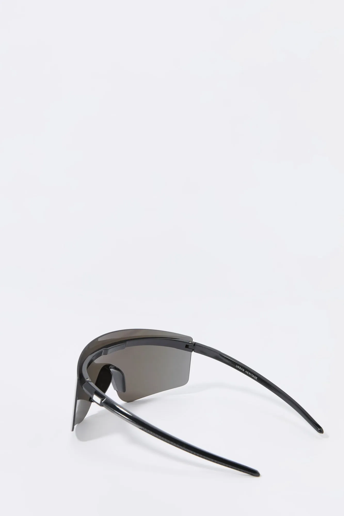 Soft Touch Rimless Shield Sunglasses sold by Charlotte Russe product image thumbnail 3