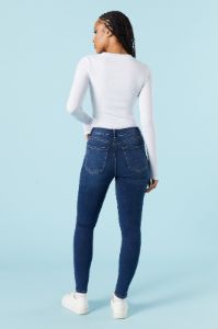 Dark Wash Miami High Rise Skinny Jean sold by Charlotte Russe