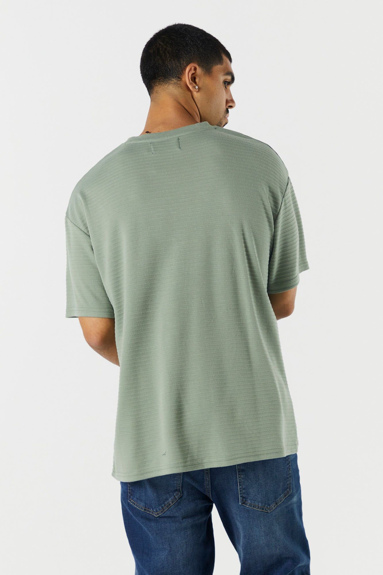Relaxed Textured T-Shirt sold by Charlotte Russe product image thumbnail 14