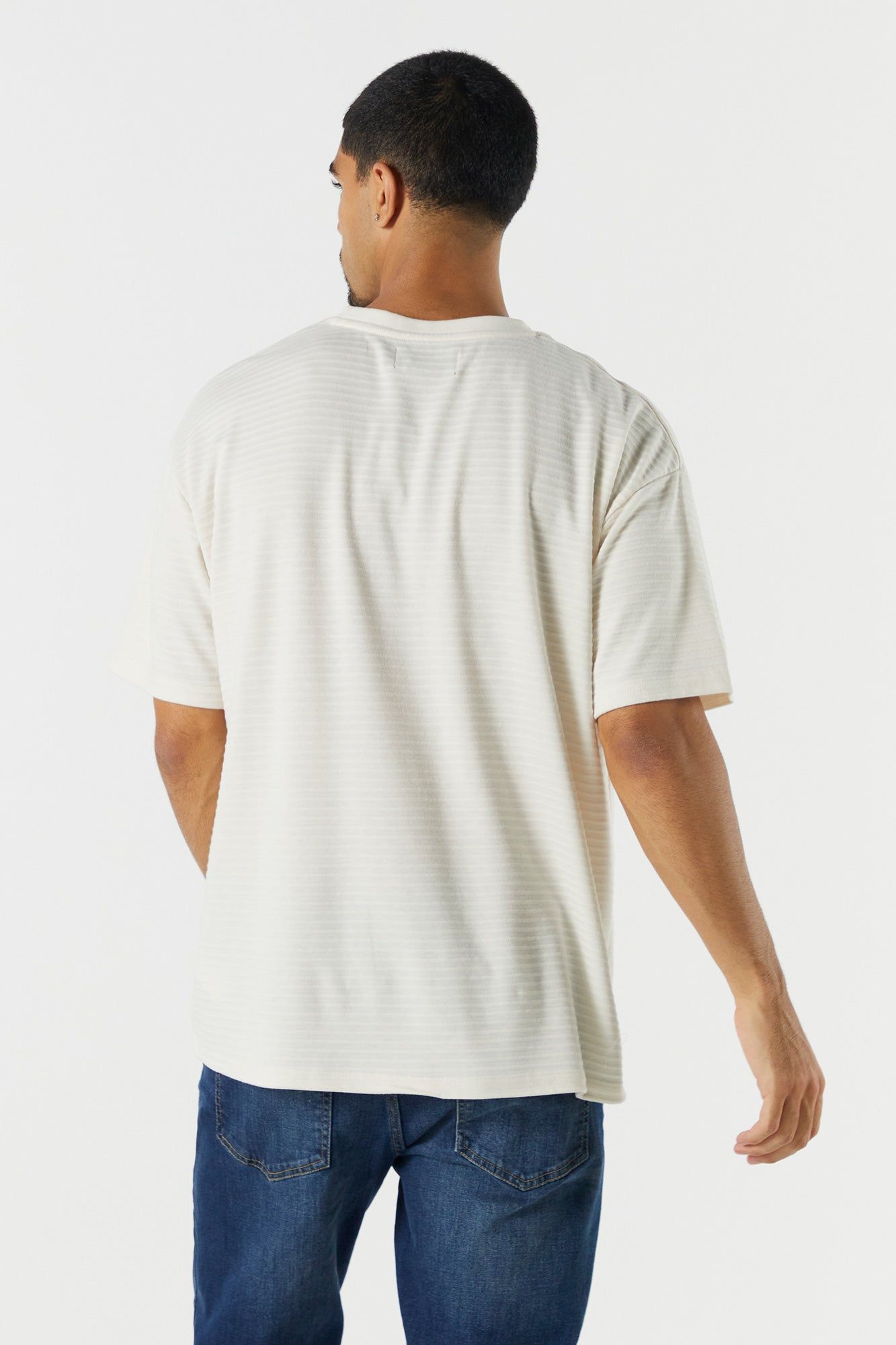 Relaxed Textured T-Shirt sold by Charlotte Russe product image thumbnail 11