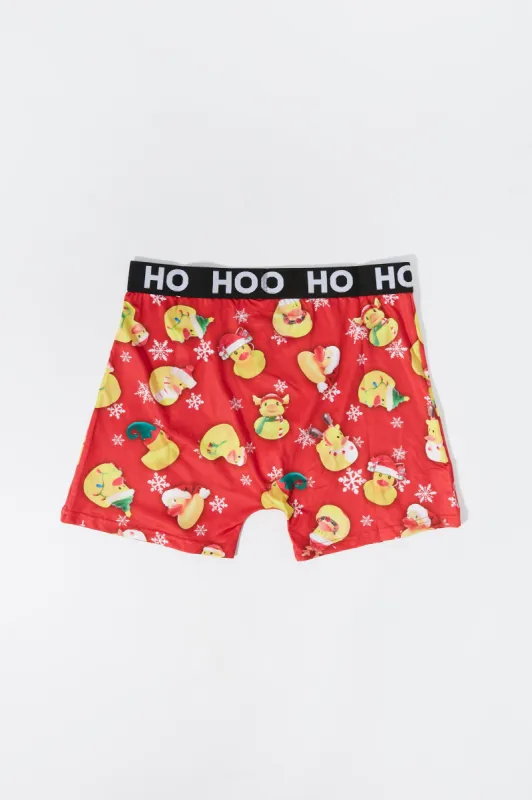 Christmas Rubber Duck Print Boxer Brief sold by Charlotte Russe