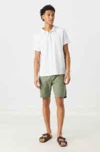 Linen Hybrid Chino Short sold by Charlotte Russe