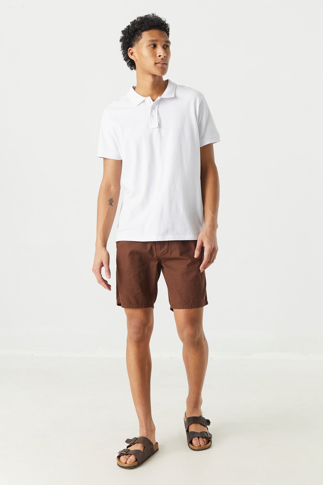 Linen Hybrid Chino Short sold by Charlotte Russe product image thumbnail 9