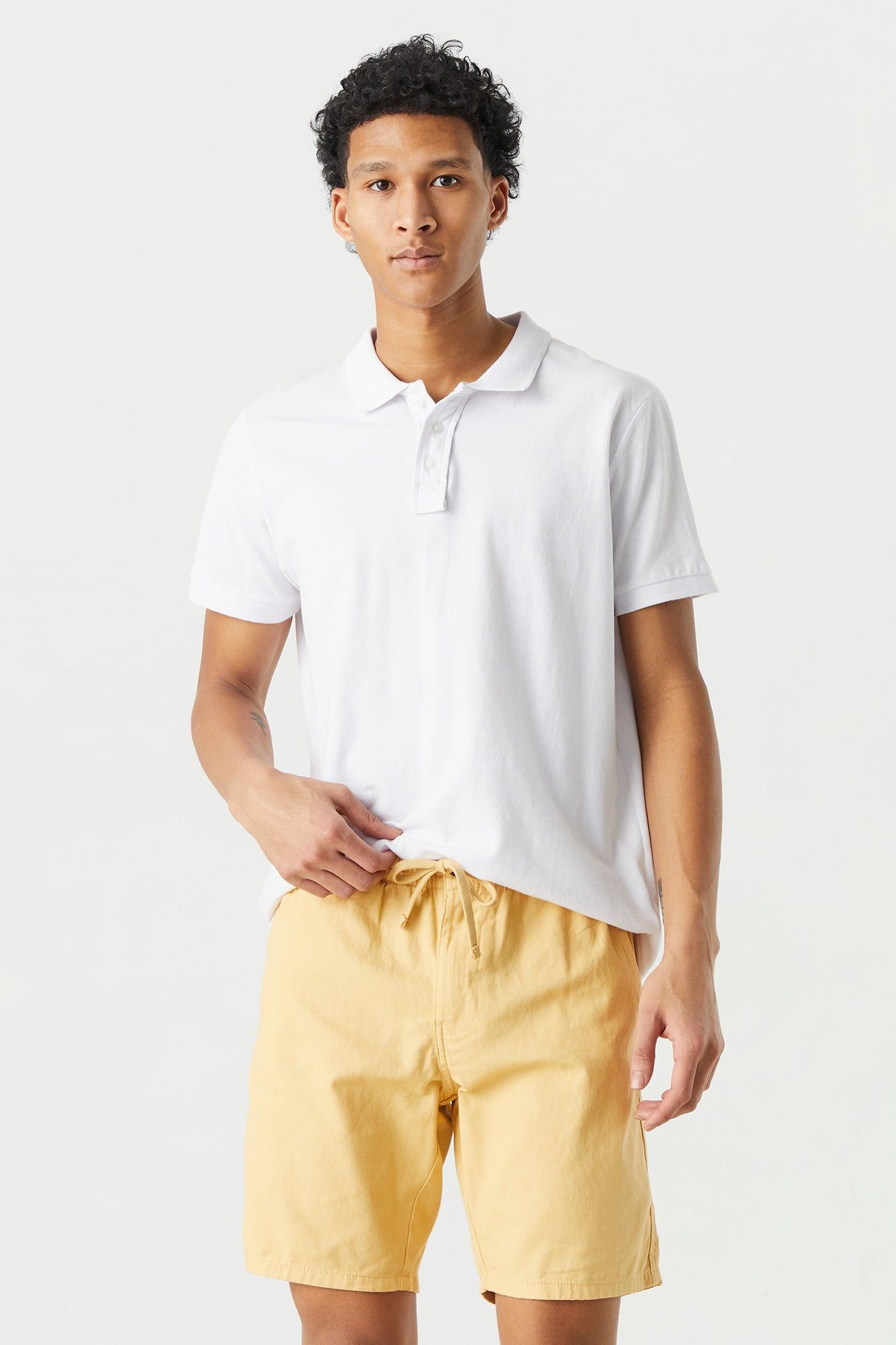 Linen Hybrid Chino Short sold by Charlotte Russe product image thumbnail 16