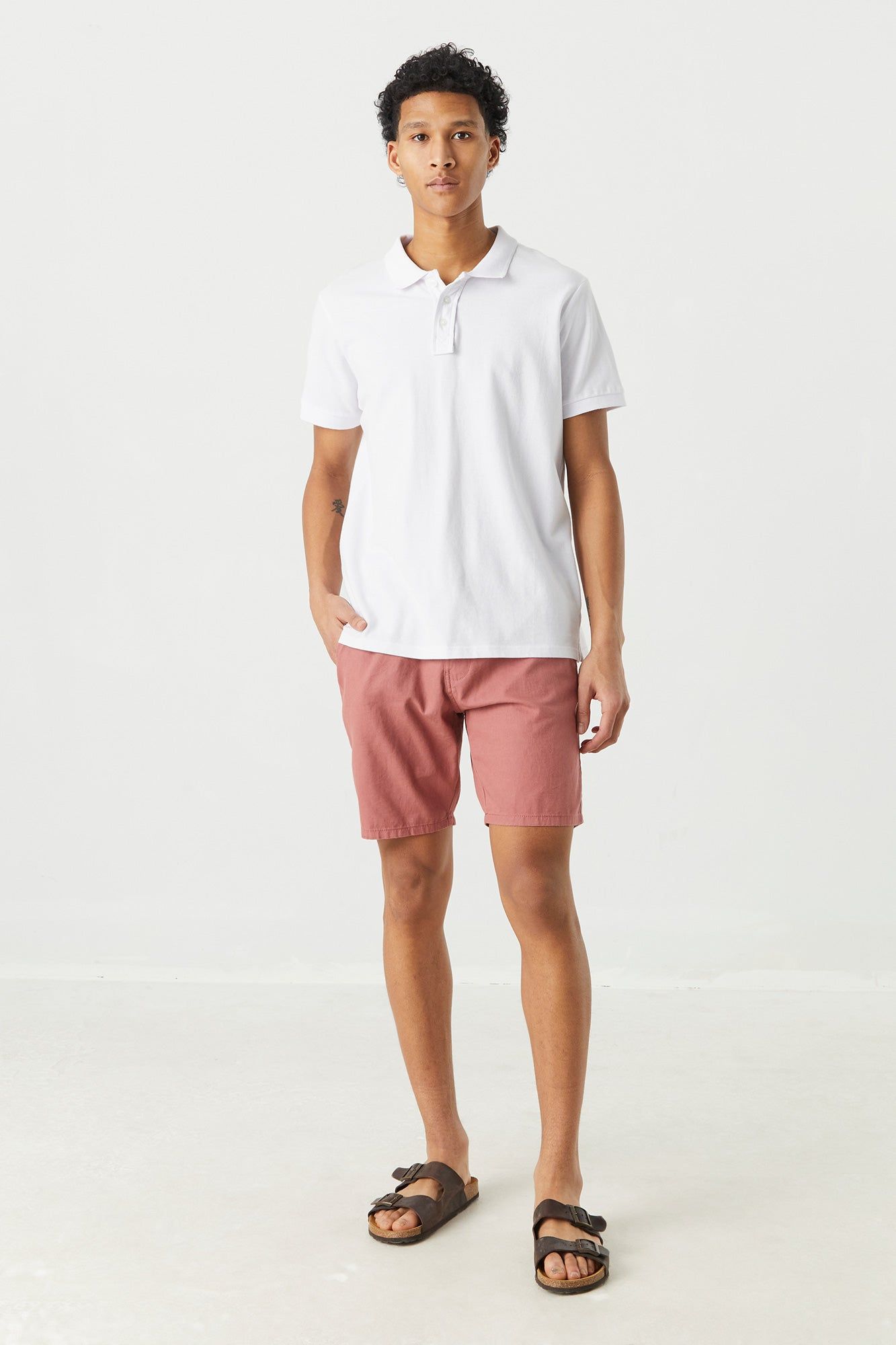 Linen Hybrid Chino Short sold by Charlotte Russe product image thumbnail 15