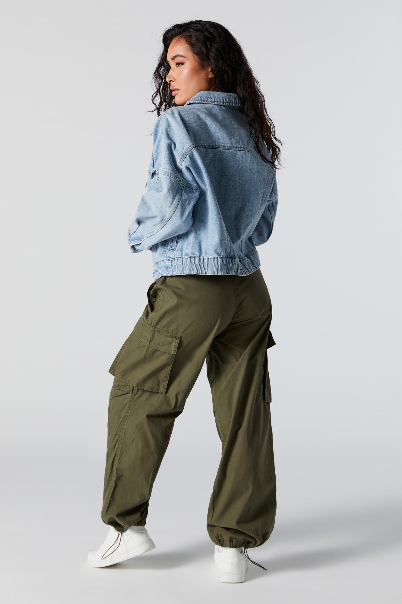 Canvas Cargo Parachute Pant sold by Charlotte Russe product image thumbnail 2