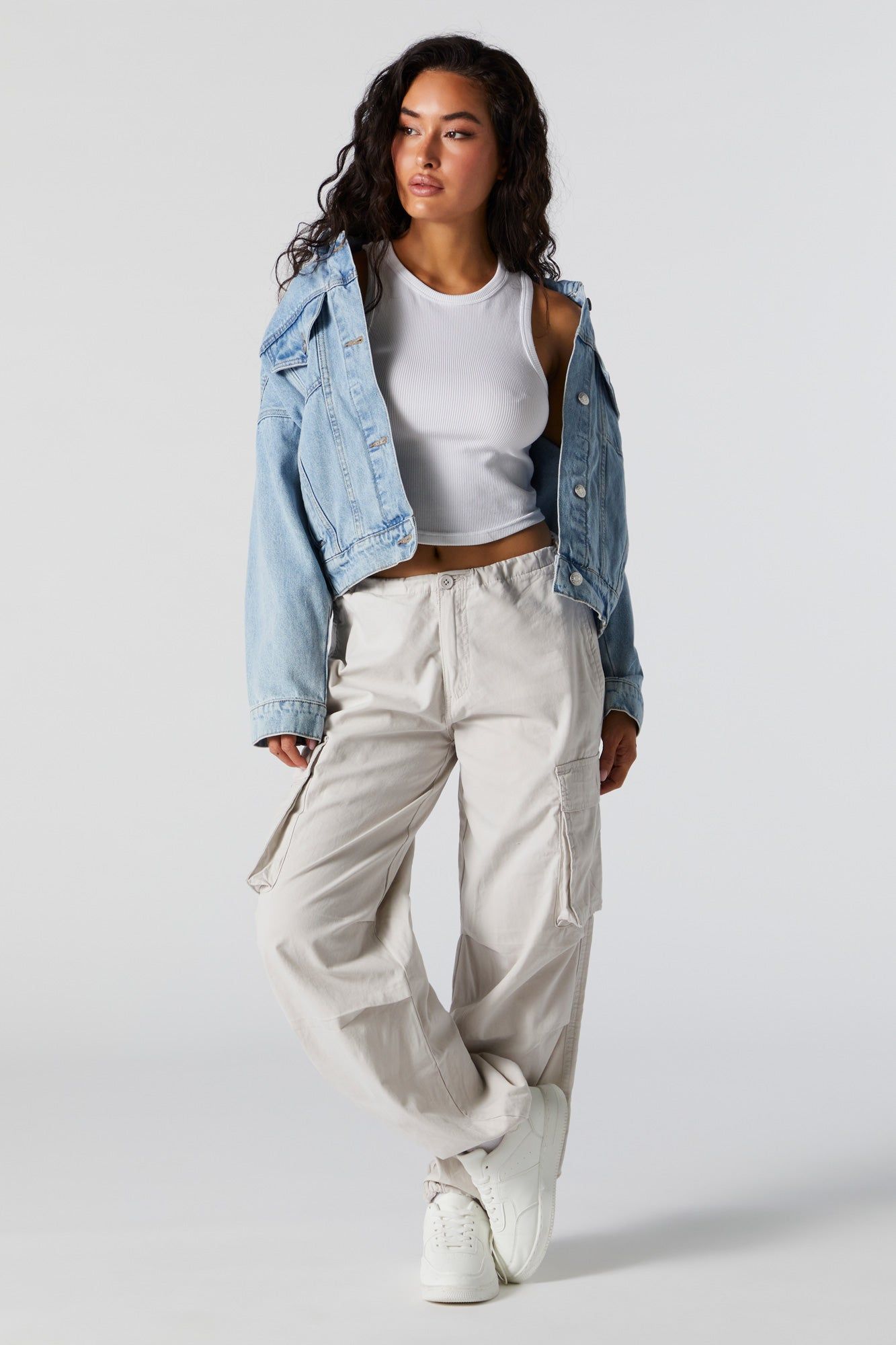 Canvas Cargo Parachute Pant sold by Charlotte Russe product image thumbnail 10