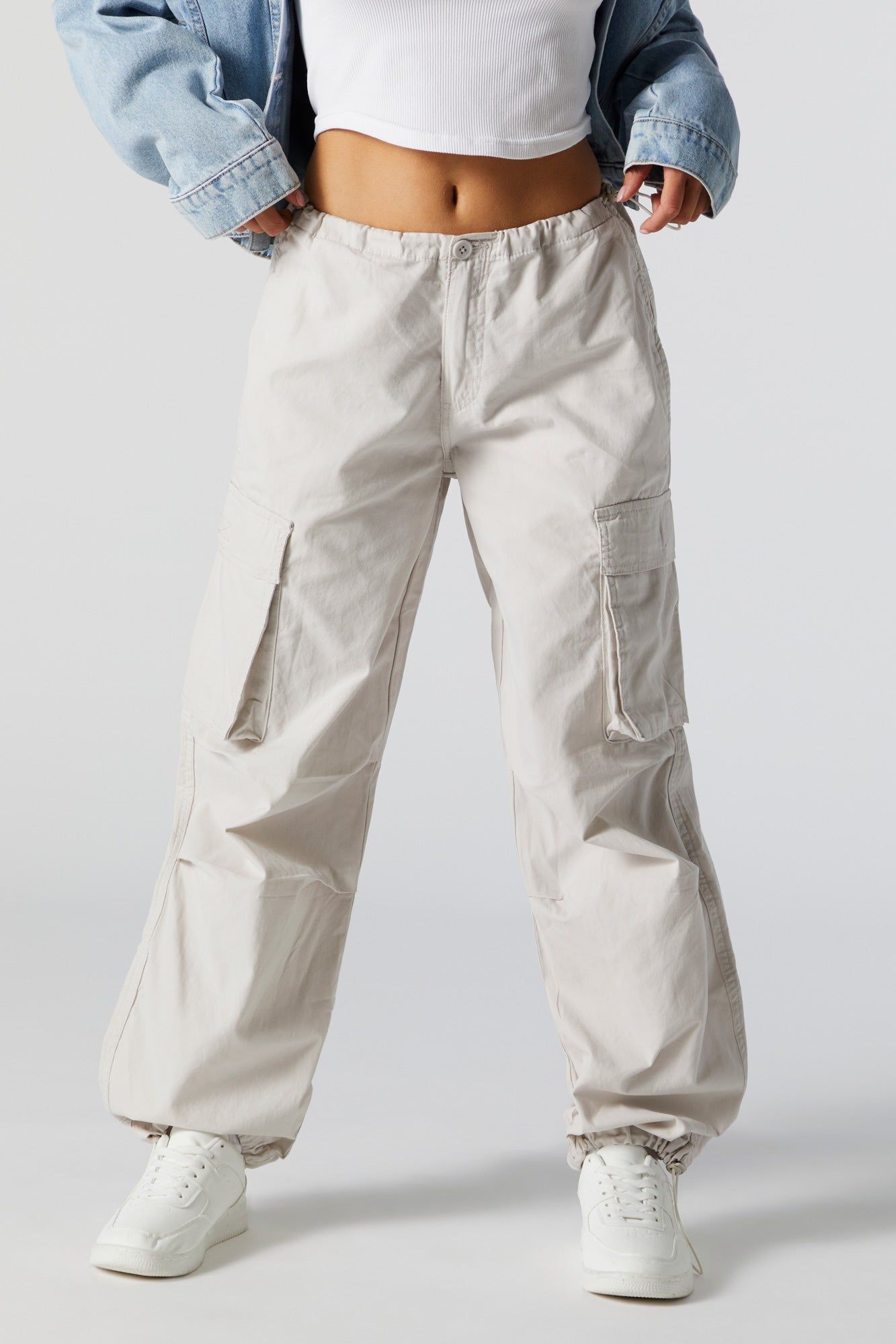 Canvas Cargo Parachute Pant sold by Charlotte Russe product image thumbnail 12