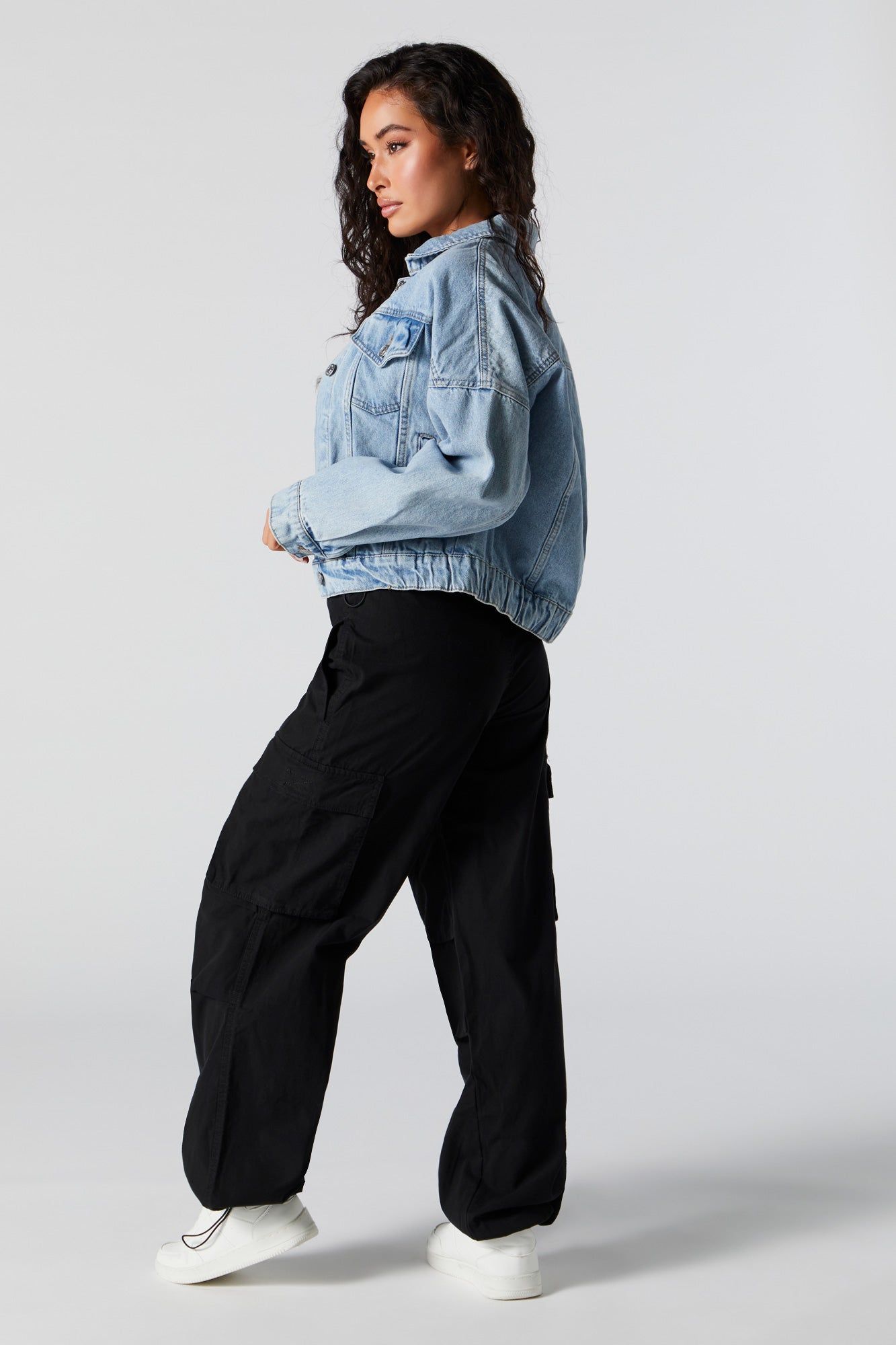 Canvas Cargo Parachute Pant sold by Charlotte Russe product image thumbnail 8