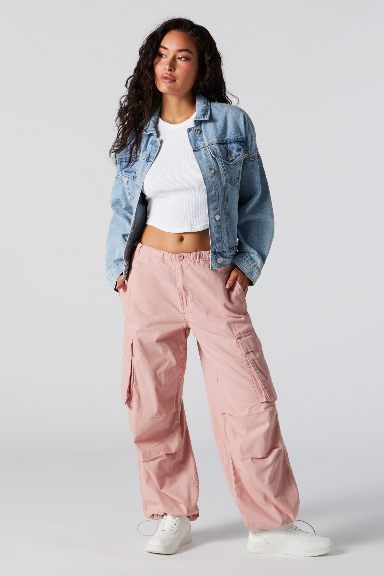 Canvas Cargo Parachute Pant sold by Charlotte Russe product image thumbnail 21