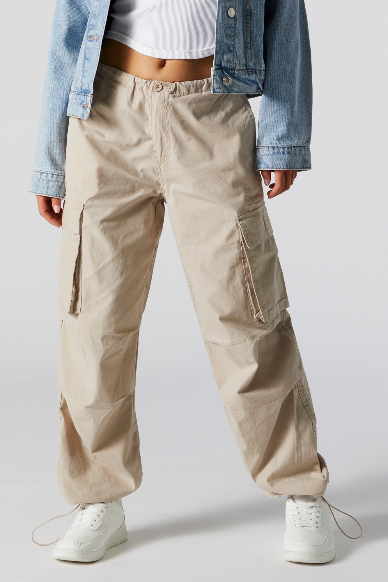 Canvas Cargo Parachute Pant sold by Charlotte Russe product image thumbnail 15