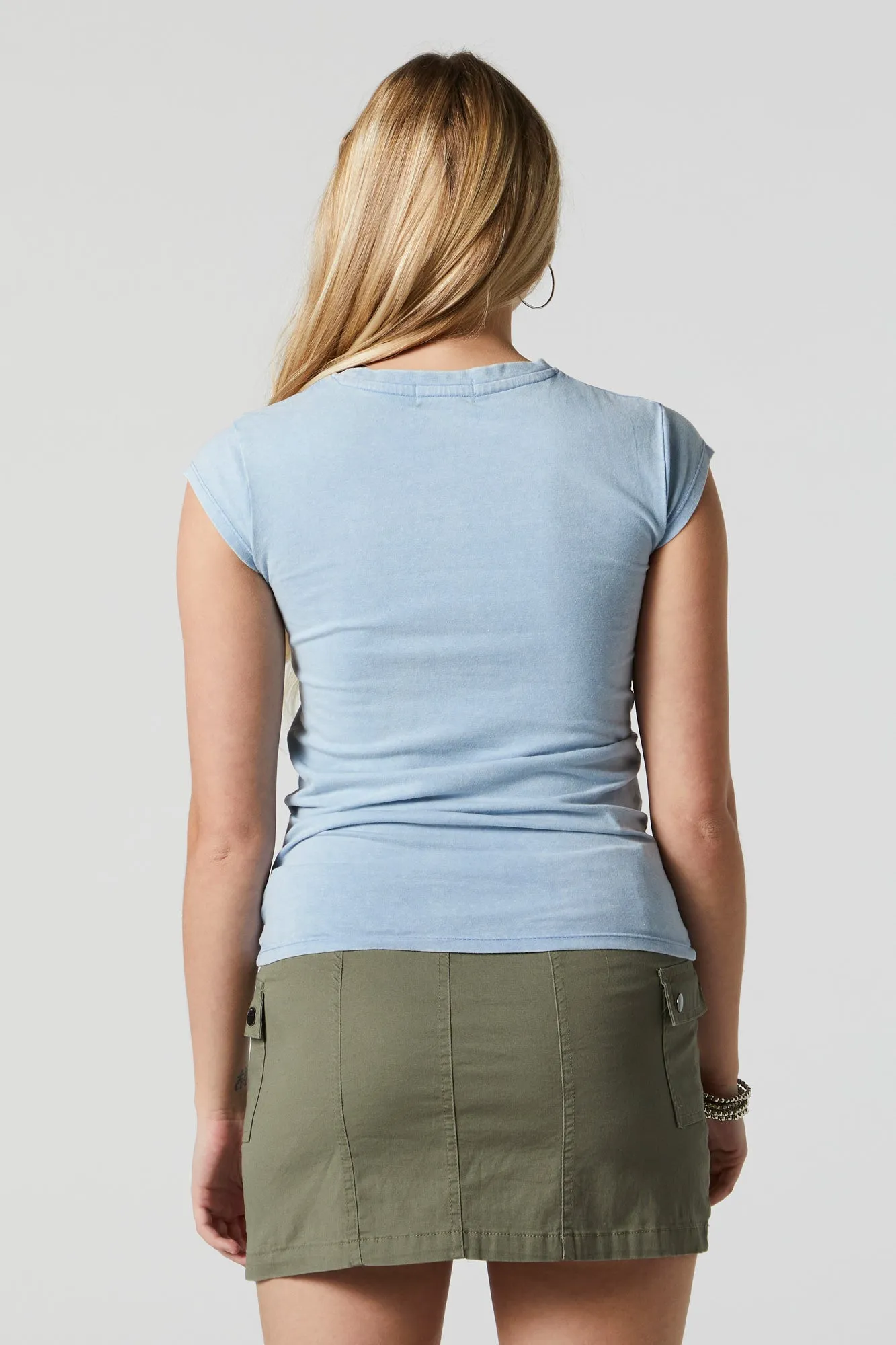 Tokyo Graphic Washed T-Shirt sold by Charlotte Russe product image thumbnail 4