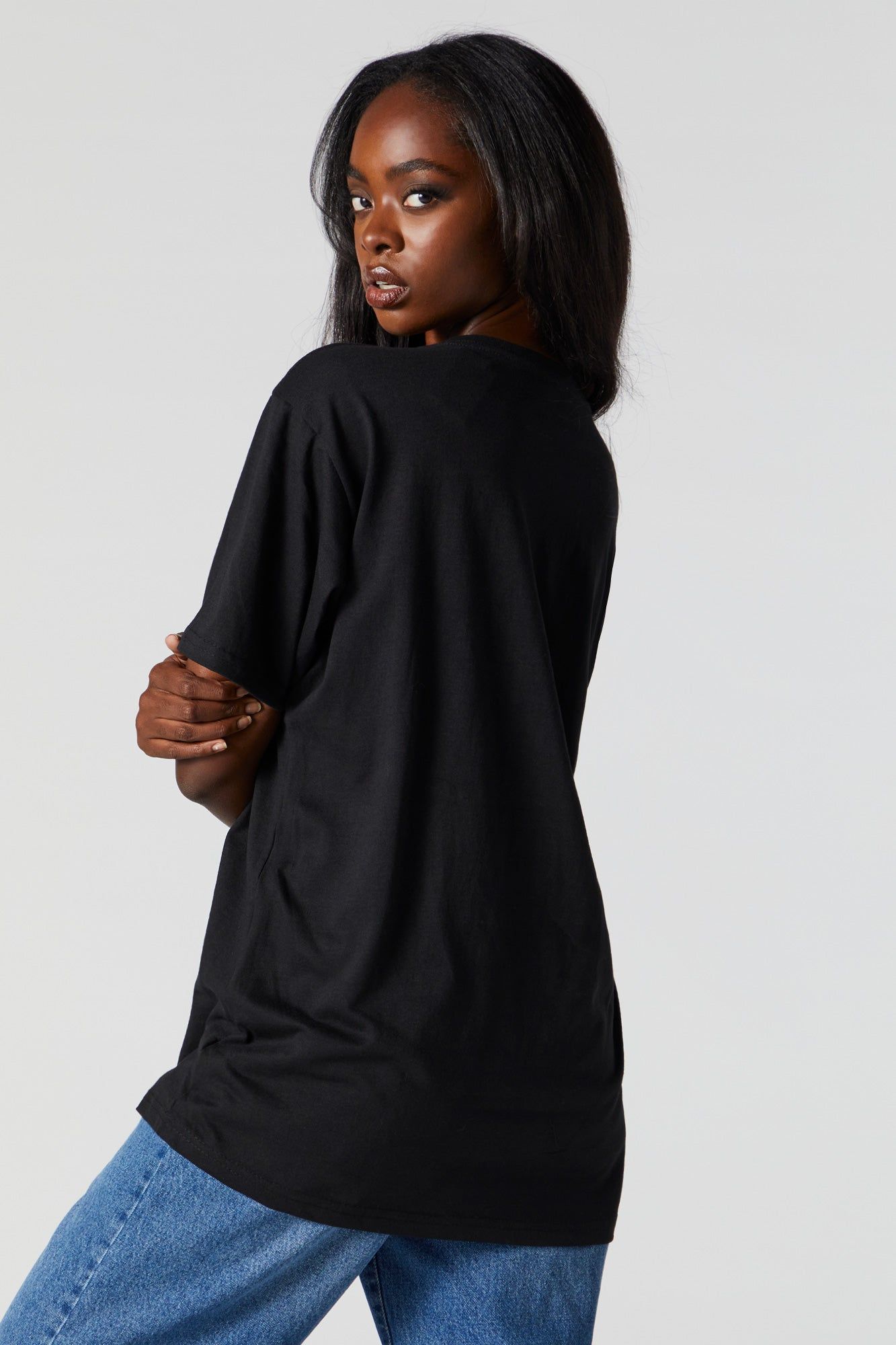 Rolling Stones Graphic Boyfriend T-Shirt sold by Charlotte Russe product image thumbnail 3