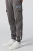 Graphic Fleece Cargo Jogger sold by Charlotte Russe