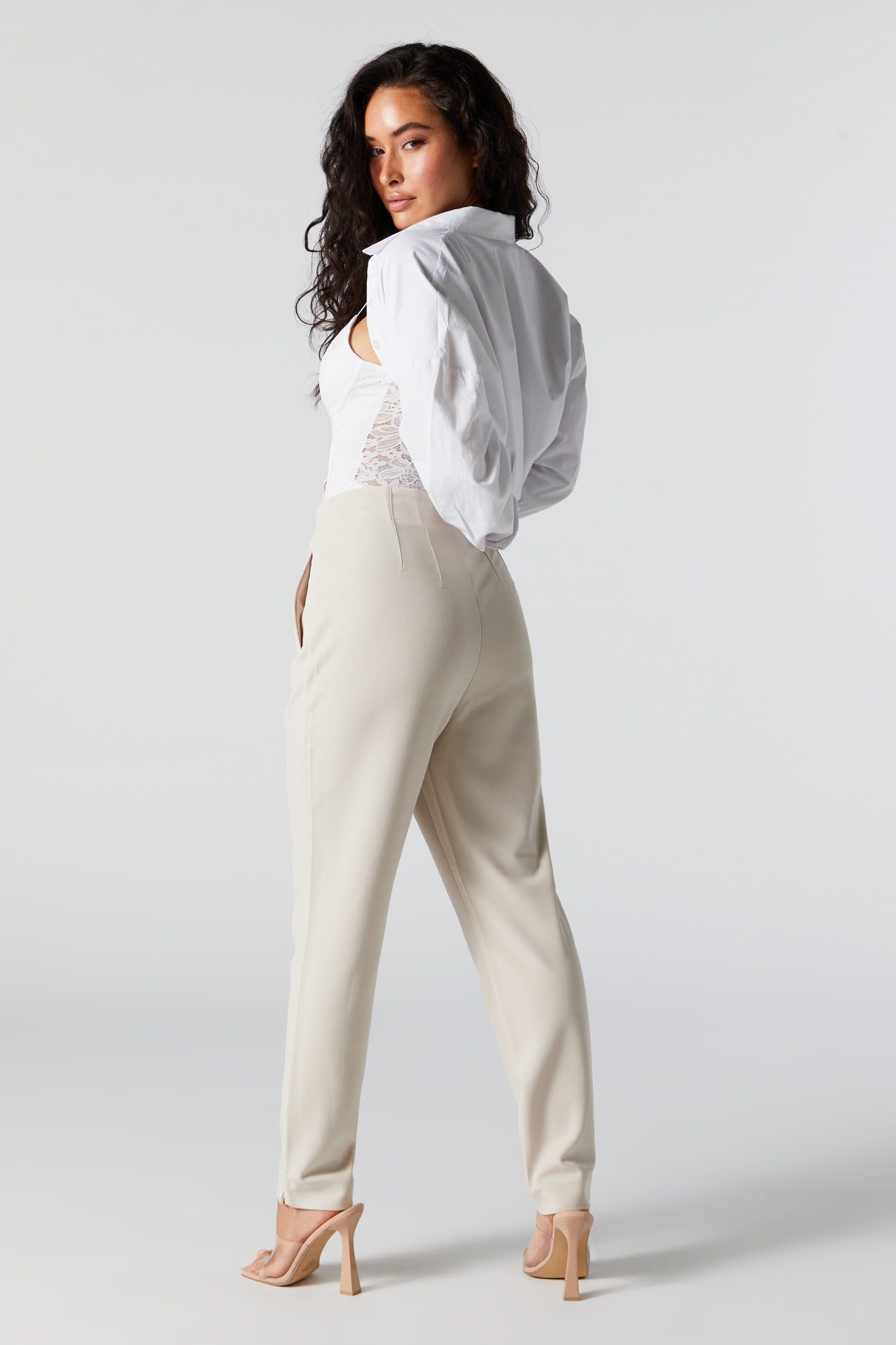 Crepe Pleated Dress Pant sold by Charlotte Russe product image thumbnail 3