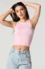 Seamless Ribbed Crewneck Cropped Tank sold by Charlotte Russe