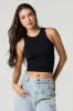 Seamless Ribbed Crewneck Cropped Tank sold by Charlotte Russe