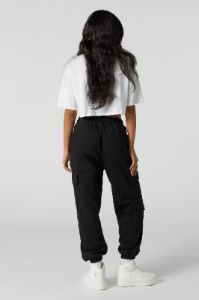 Fleece Multi Pocket Cargo Jogger sold by Charlotte Russe