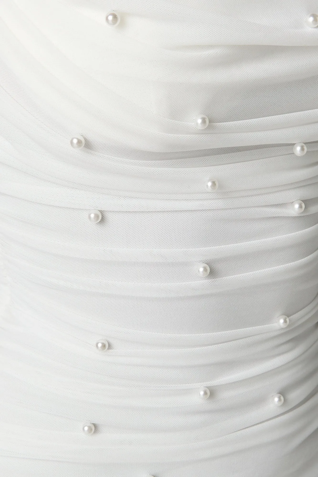 Pearl Ruched Bustier Midi Dress sold by Charlotte Russe product image thumbnail 5