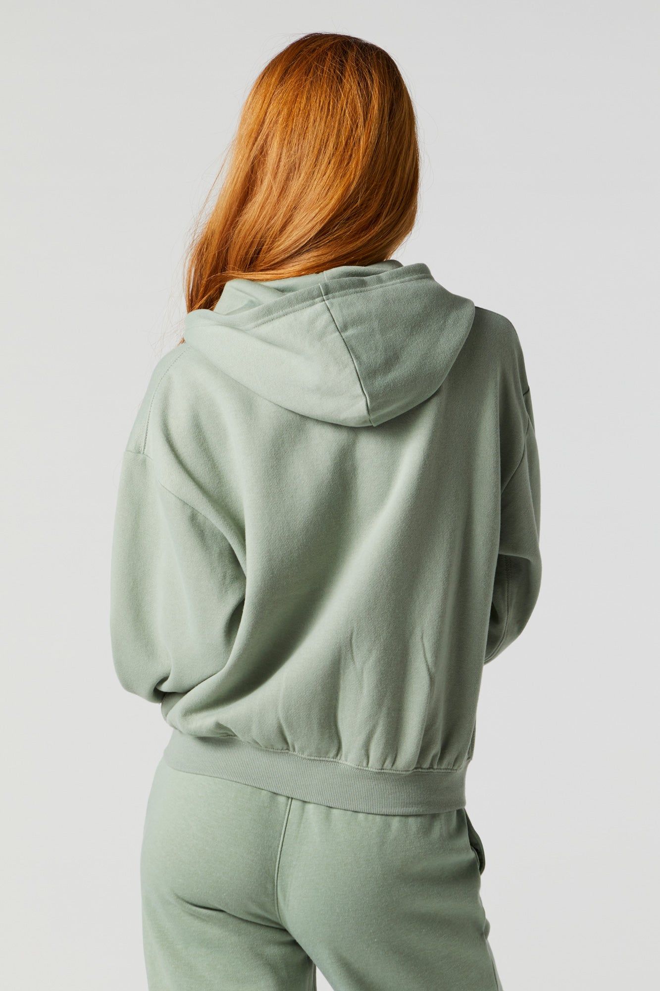 Malibu Embroidered Zip-Up Hoodie sold by Charlotte Russe product image thumbnail 2