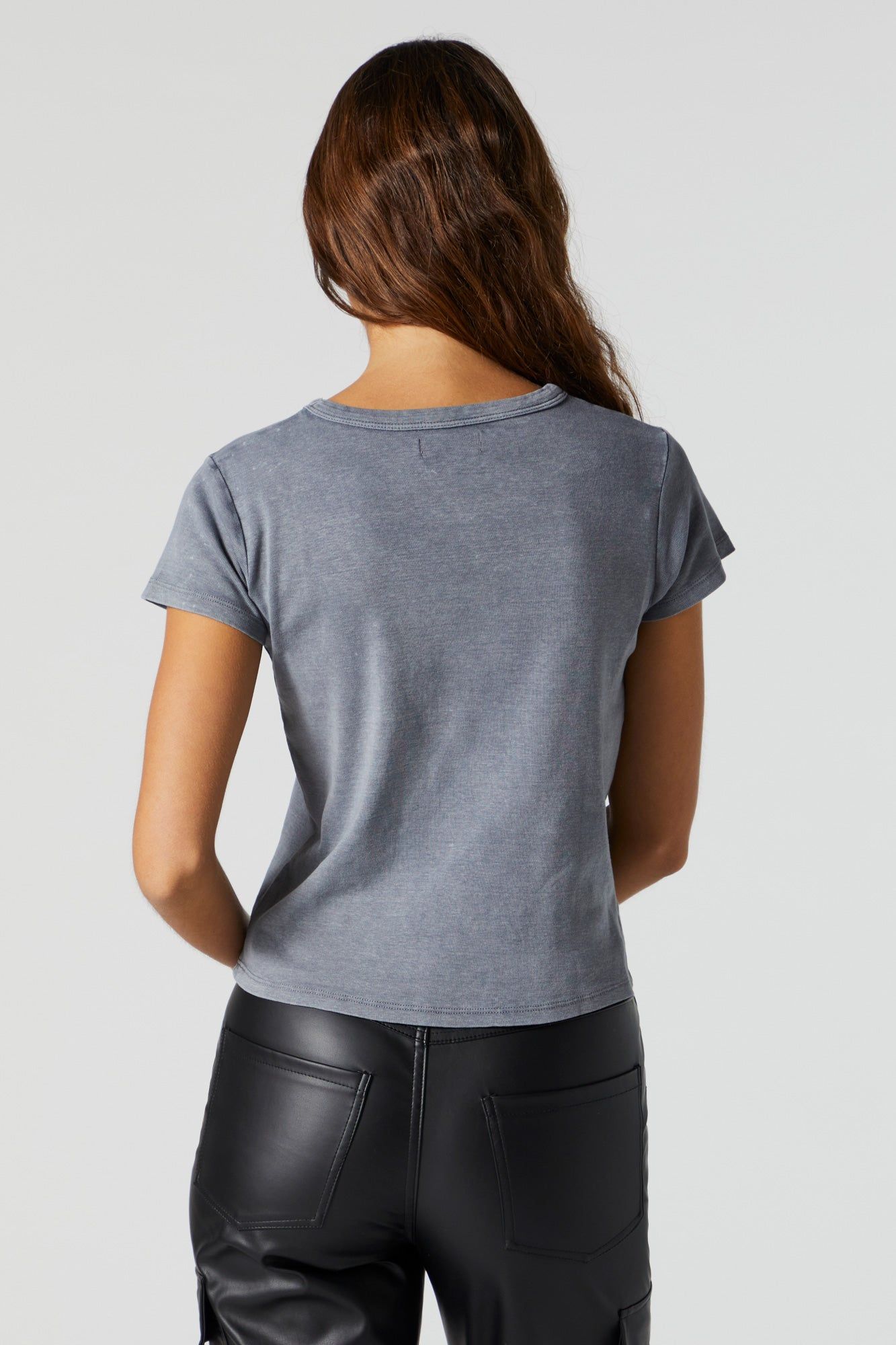 Paris France Graphic Washed T-Shirt sold by Charlotte Russe product image thumbnail 4