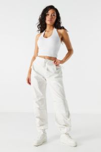 Seamless Ribbed Halter Crop Top sold by Charlotte Russe
