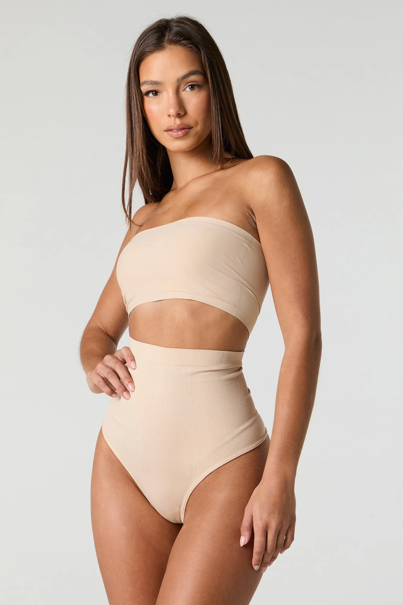 High Rise Thong Shapewear sold by Charlotte Russe