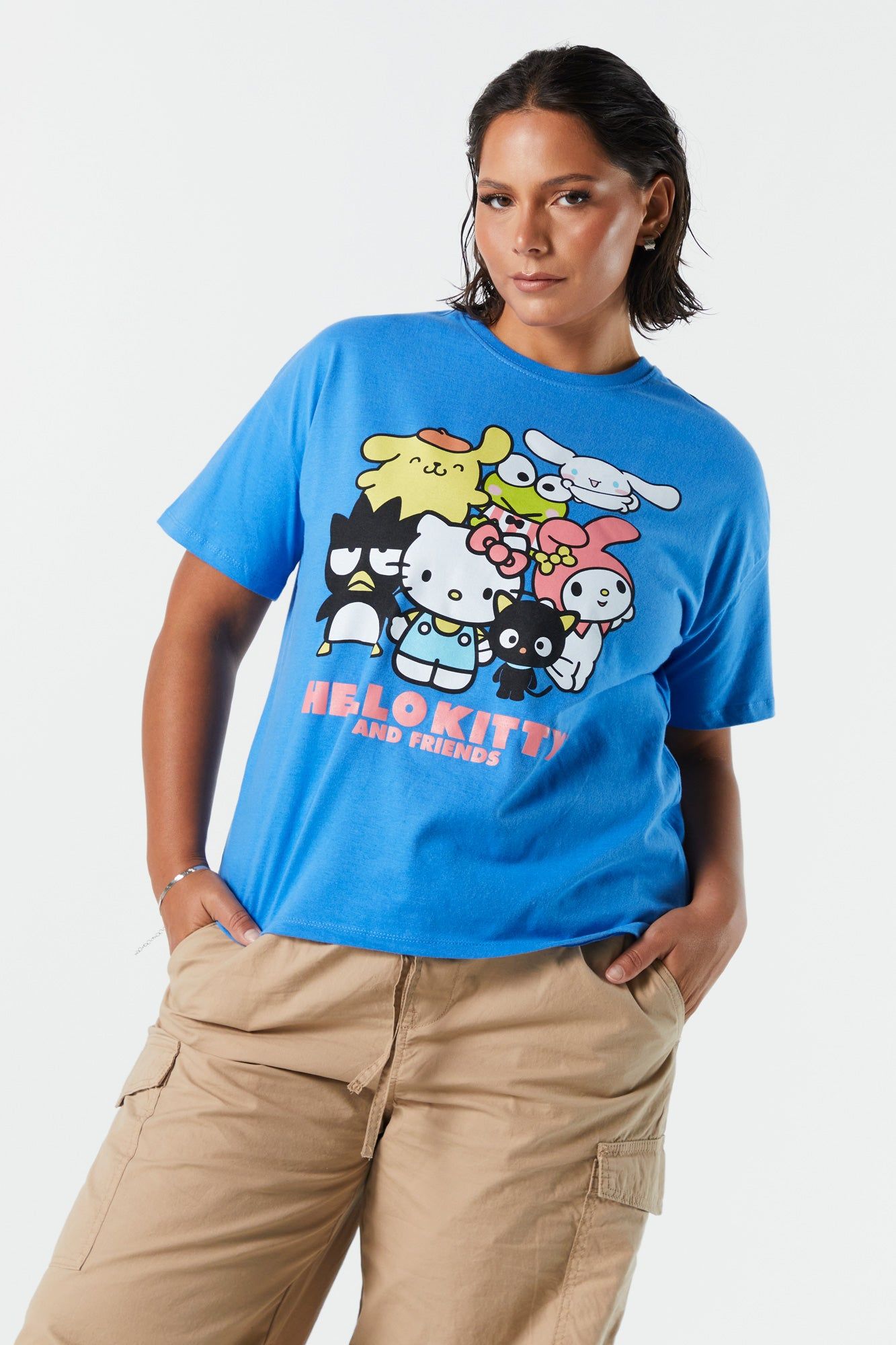 Hello Kitty and Friends Graphic T-Shirt sold by Charlotte Russe