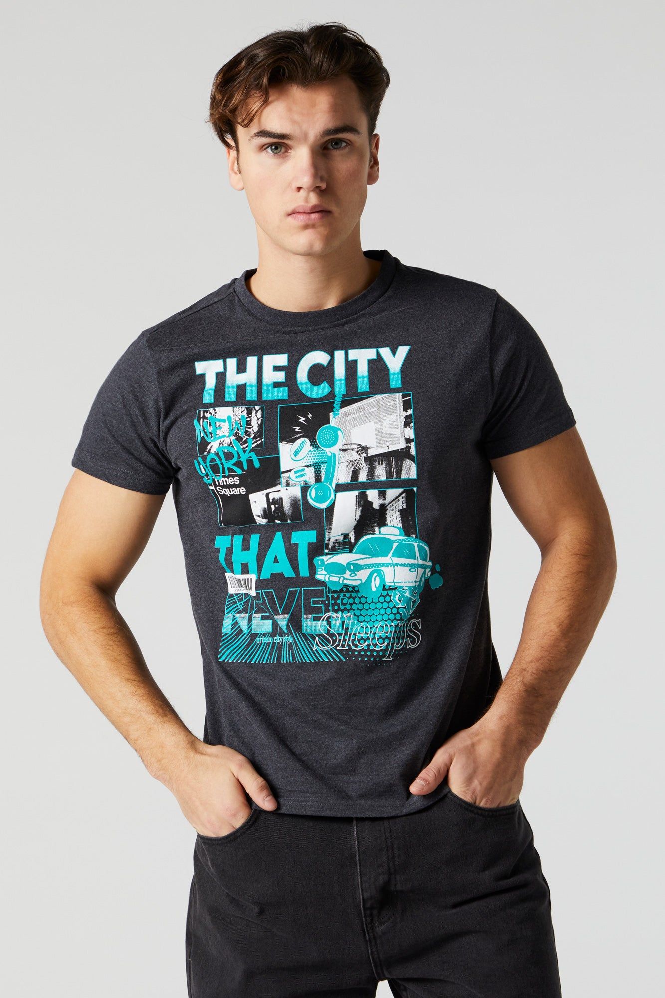 The City That Never Sleeps Graphic T-Shirt sold by Charlotte Russe product image thumbnail 2
