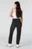 Distressed High Rise Black Wash Mom Jean sold by Charlotte Russe