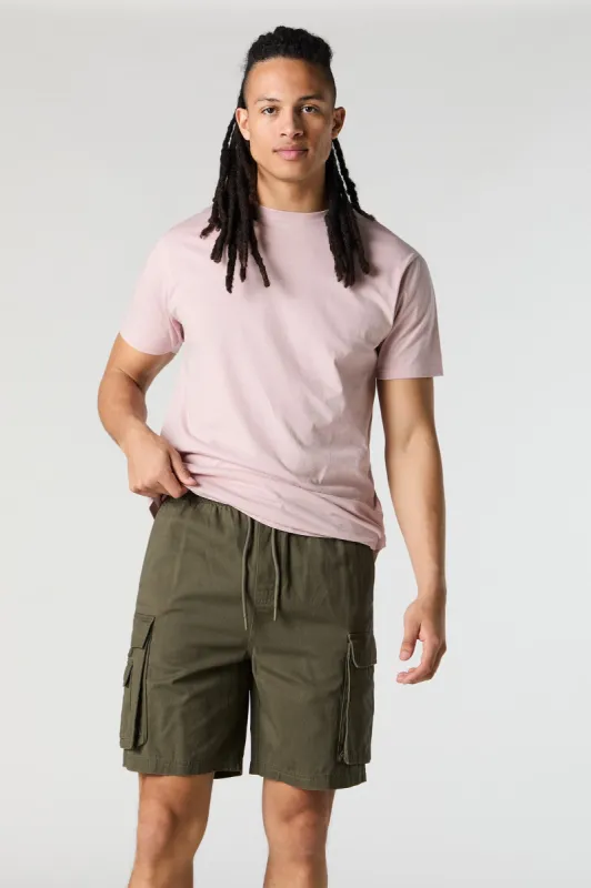 Triple Pocket Drawstring Cargo Short sold by Charlotte Russe