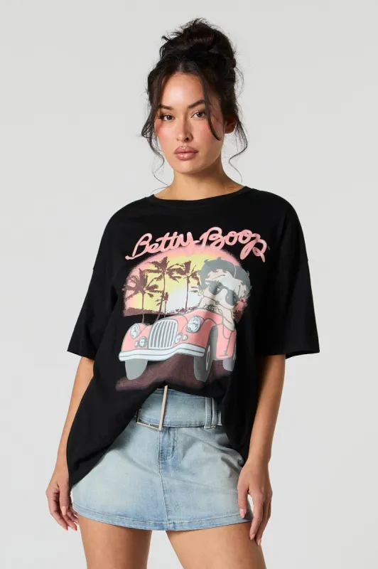 Betty Boop Graphic Boyfriend T-Shirt sold by Charlotte Russe