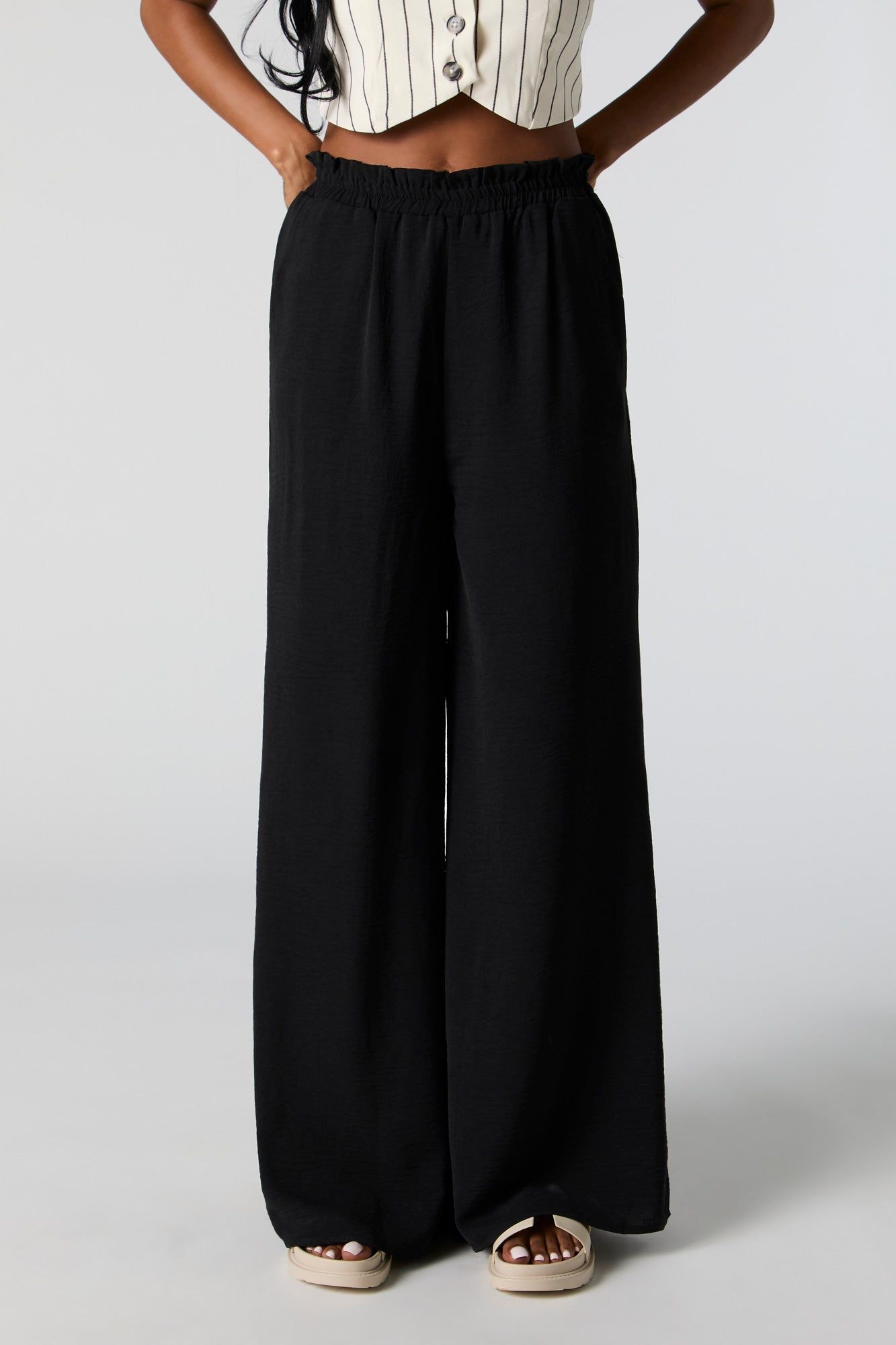 Pull On Palazzo Pant sold by Charlotte Russe product image thumbnail 5