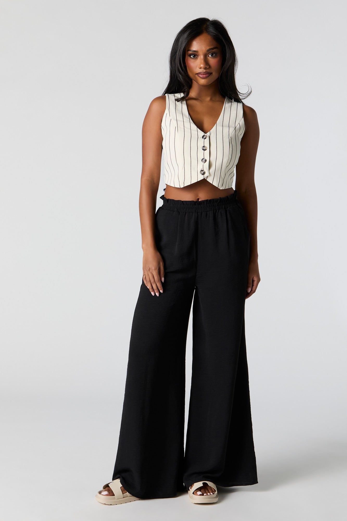 Pull On Palazzo Pant sold by Charlotte Russe product image thumbnail 4