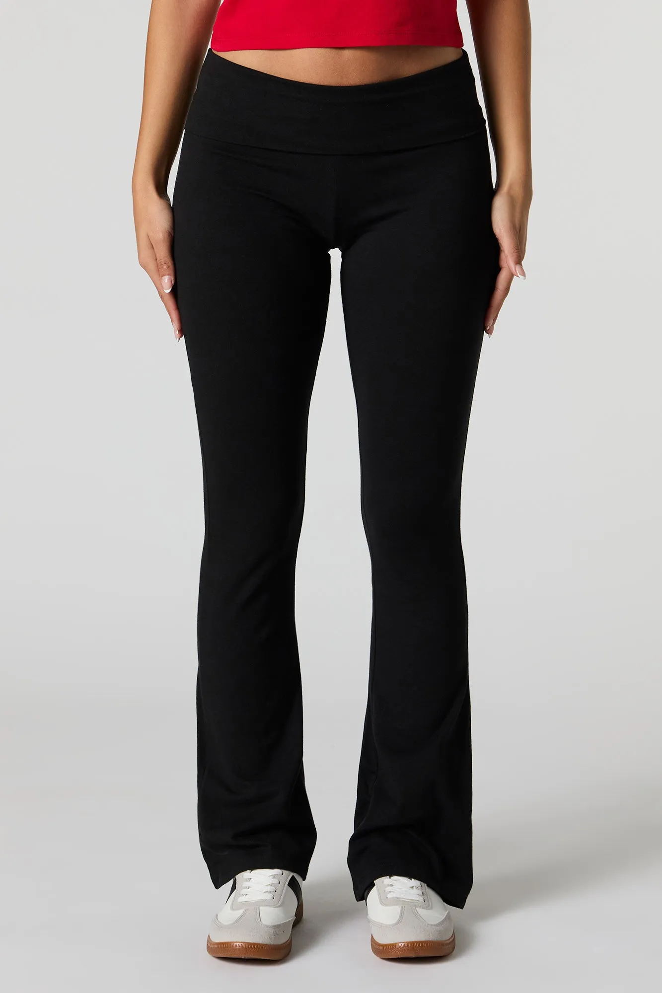 Foldover Waist Flare Pant sold by Charlotte Russe product image thumbnail 5