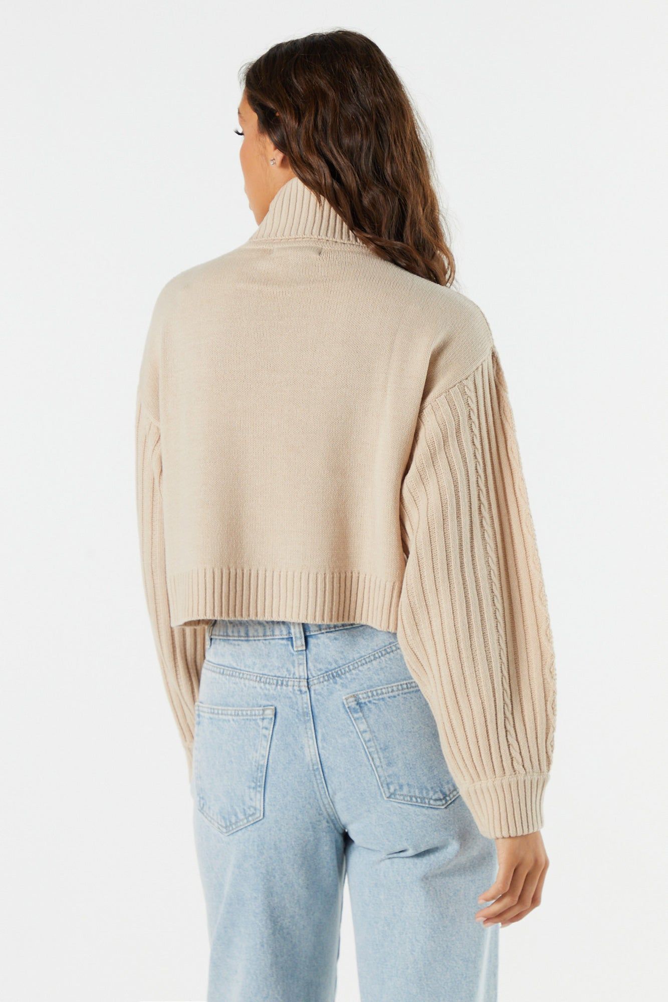 Argyle Knit Turtleneck Sweater sold by Charlotte Russe product image thumbnail 2