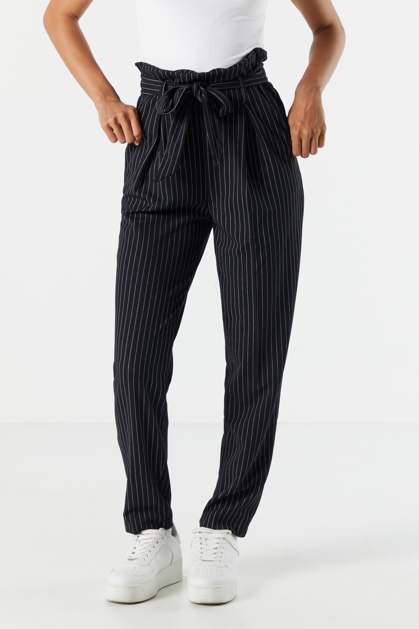 Striped Paperbag Pant sold by Charlotte Russe product image thumbnail 2