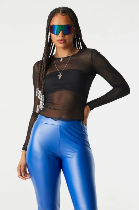 Mesh Skimmer Top sold by Charlotte Russe