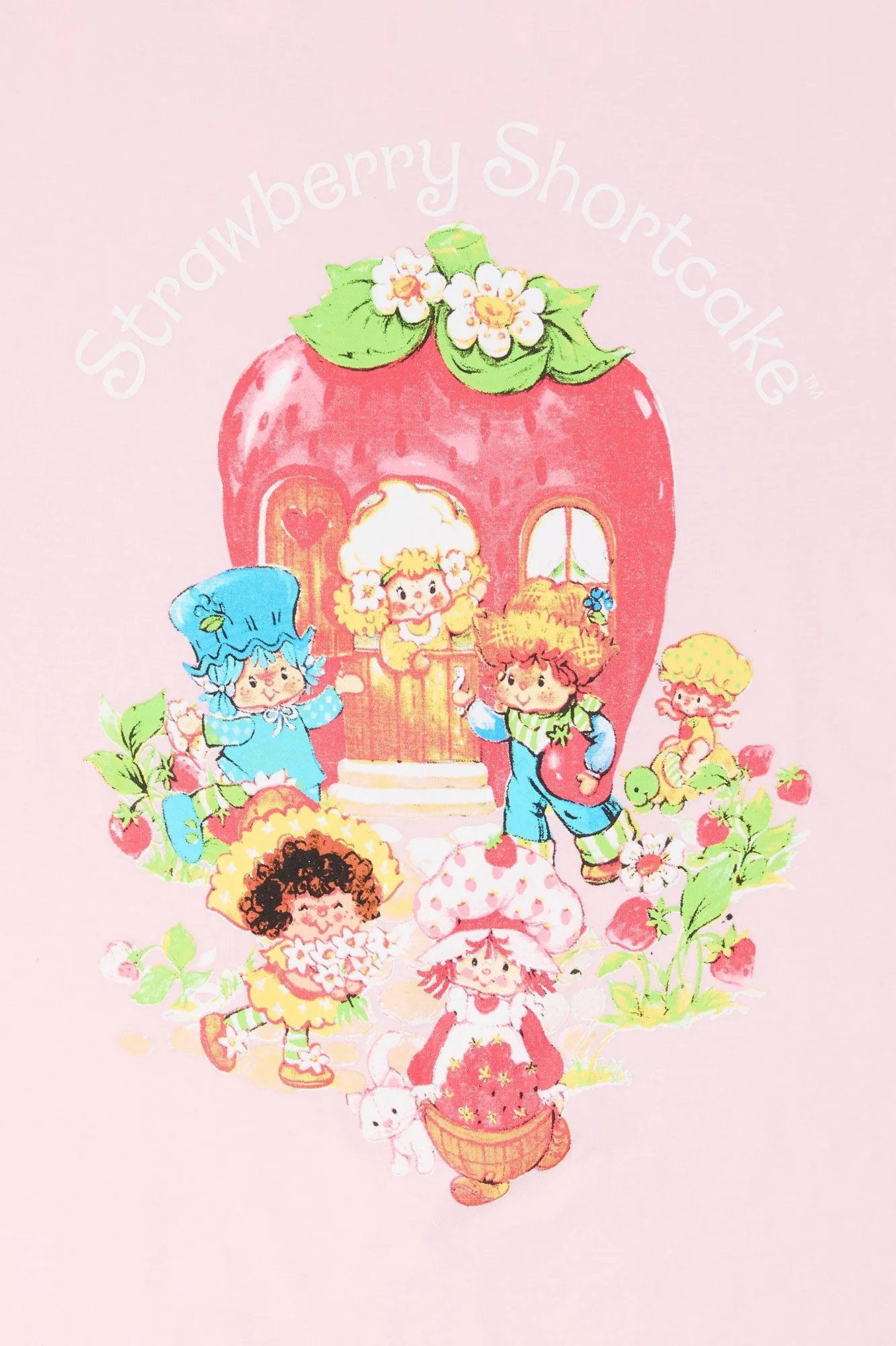 Strawberry Shortcake Graphic Boyfriend T-Shirt sold by Charlotte Russe
