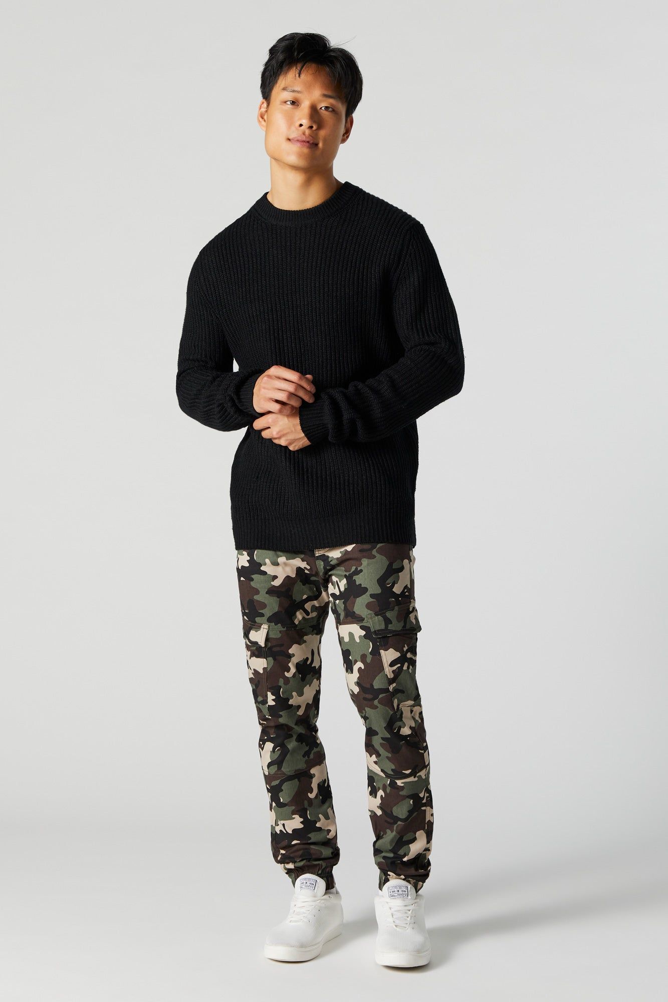 Camo Cargo Joggers sold by Charlotte Russe product image thumbnail 5